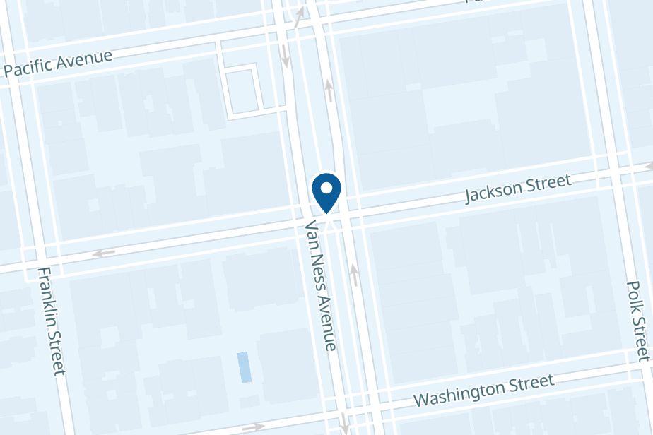Map showing San Francisco at 2000 Van Ness Ave., Suite 404, San Francisco, CA 94109
